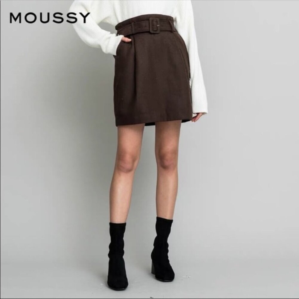 Moussy Woolen Skirt